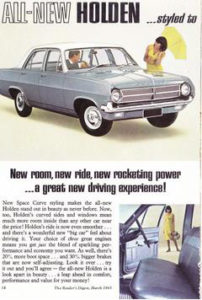Vintage ad for the Holden