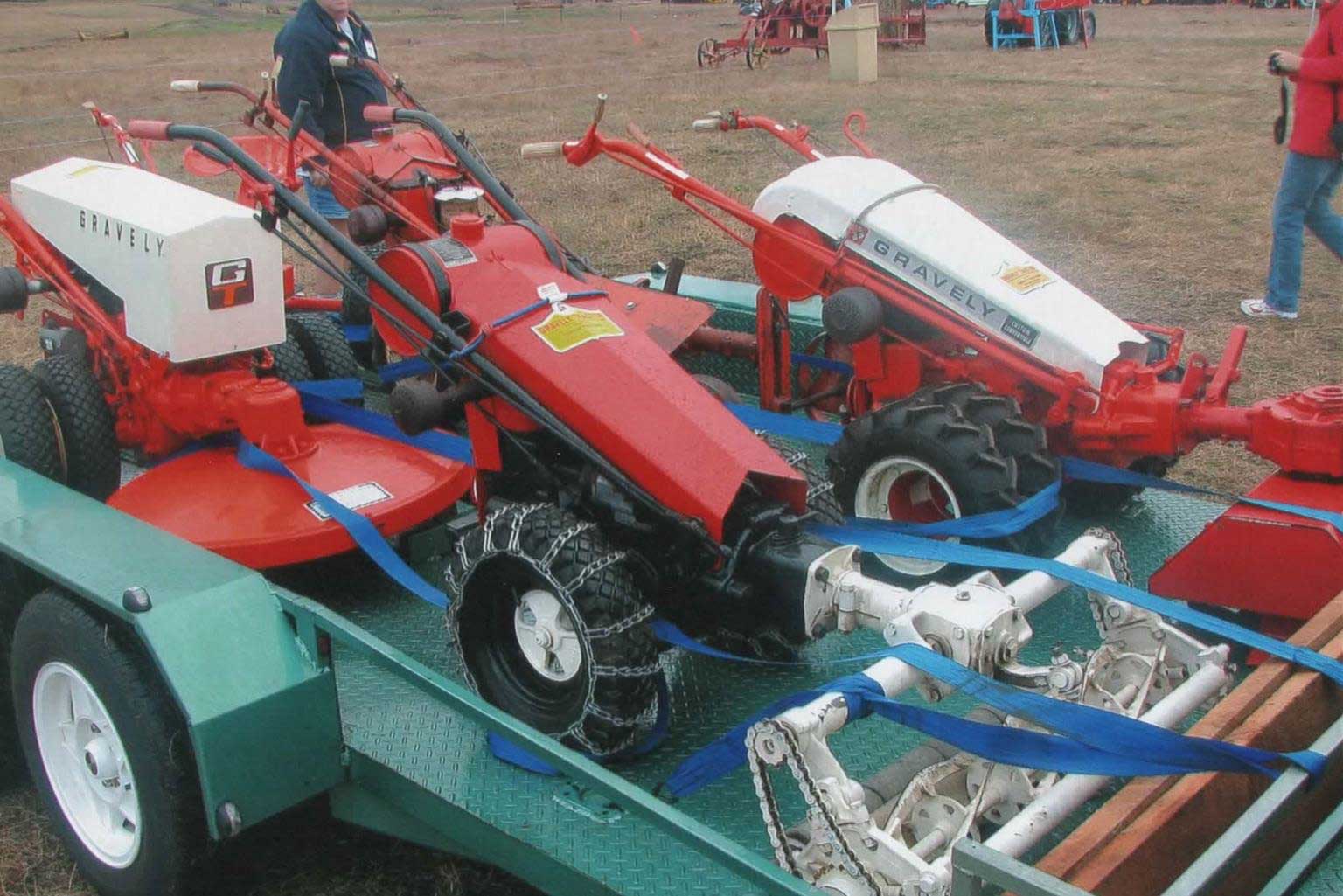 A slightly different sort of Studebaker: eight restored models of Gravely Tractors ranging from 1961 to 1968, along with a new 2011model.