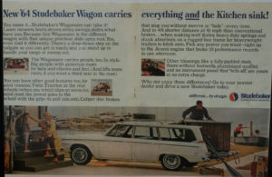 New '64 Studebaker Wagon carries everything and the Kitchen sink